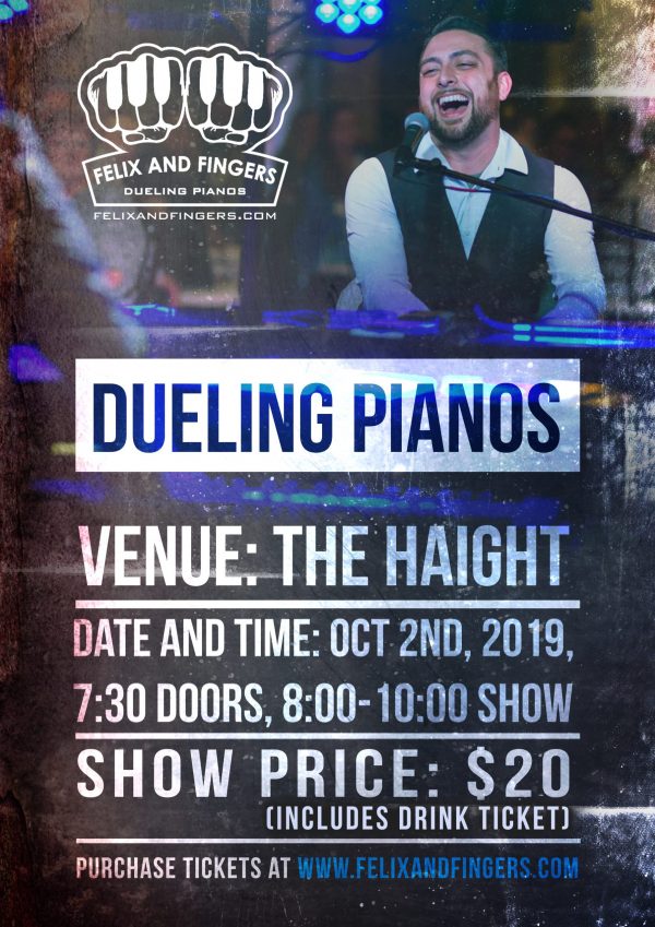The Haight Dueling Pianos Poster