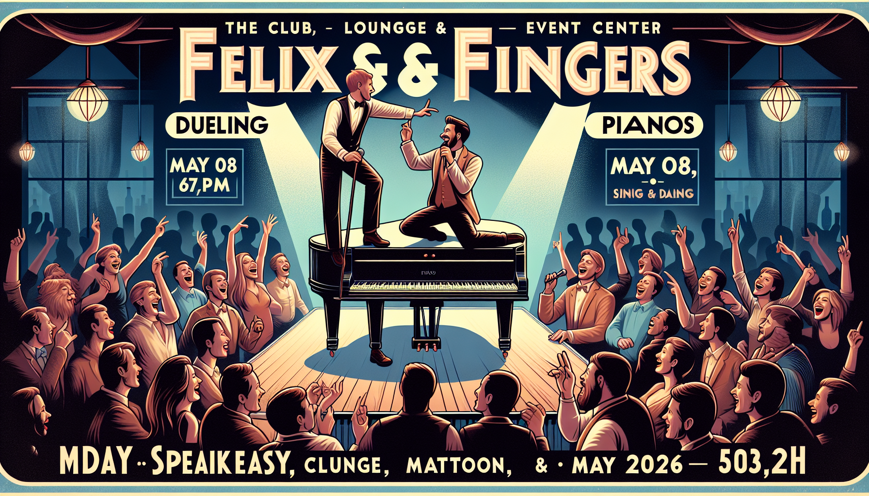 The Speakeasy Club, Lounge & Event Center - Felix And Fingers Dueling ...