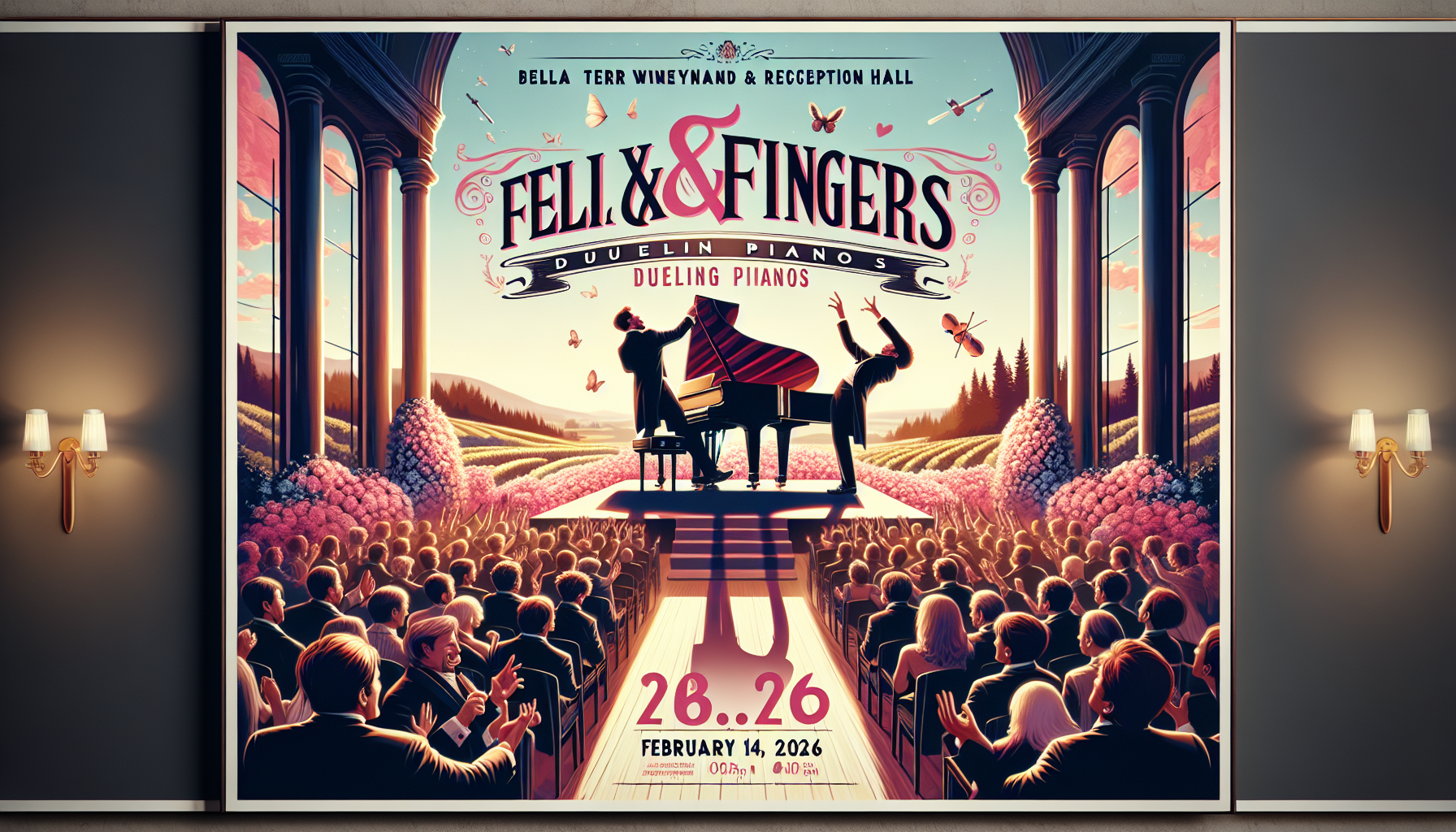 Bella Terre Vineyard & Reception Hall - Felix And Fingers Dueling Pianos